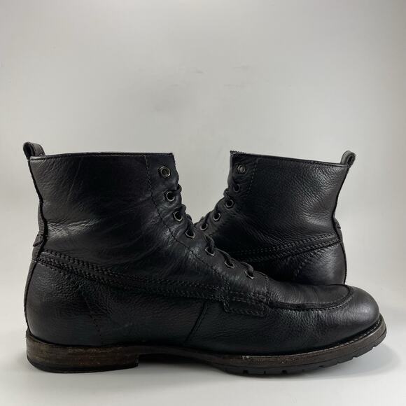 Frye Phillip Lug Lace Up Boot Leather Mens Size 10 D Combat Moc Toe 87901 main image 6